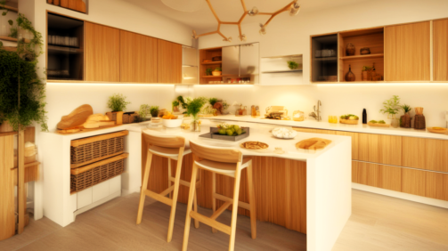 rendered kitchen